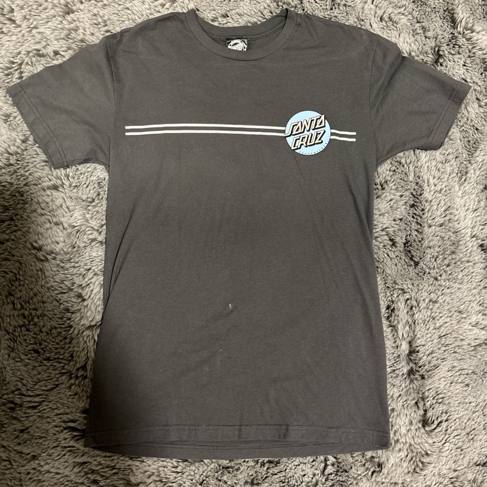 Santa Cruz Skateboards Gray Short Sleeve Tee